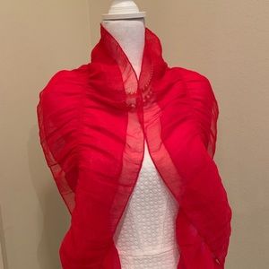 Red scarf
